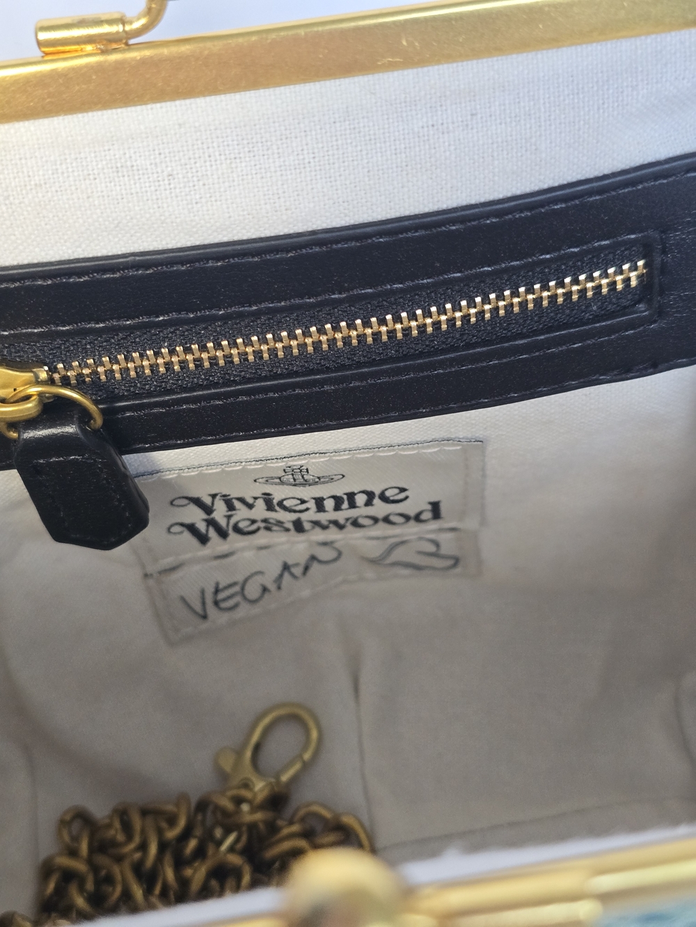 Vivienne Westwood Elena Green Plaid Granny Frame Kisslock Harris Tweed Wool Bag - Picture 9 of 14